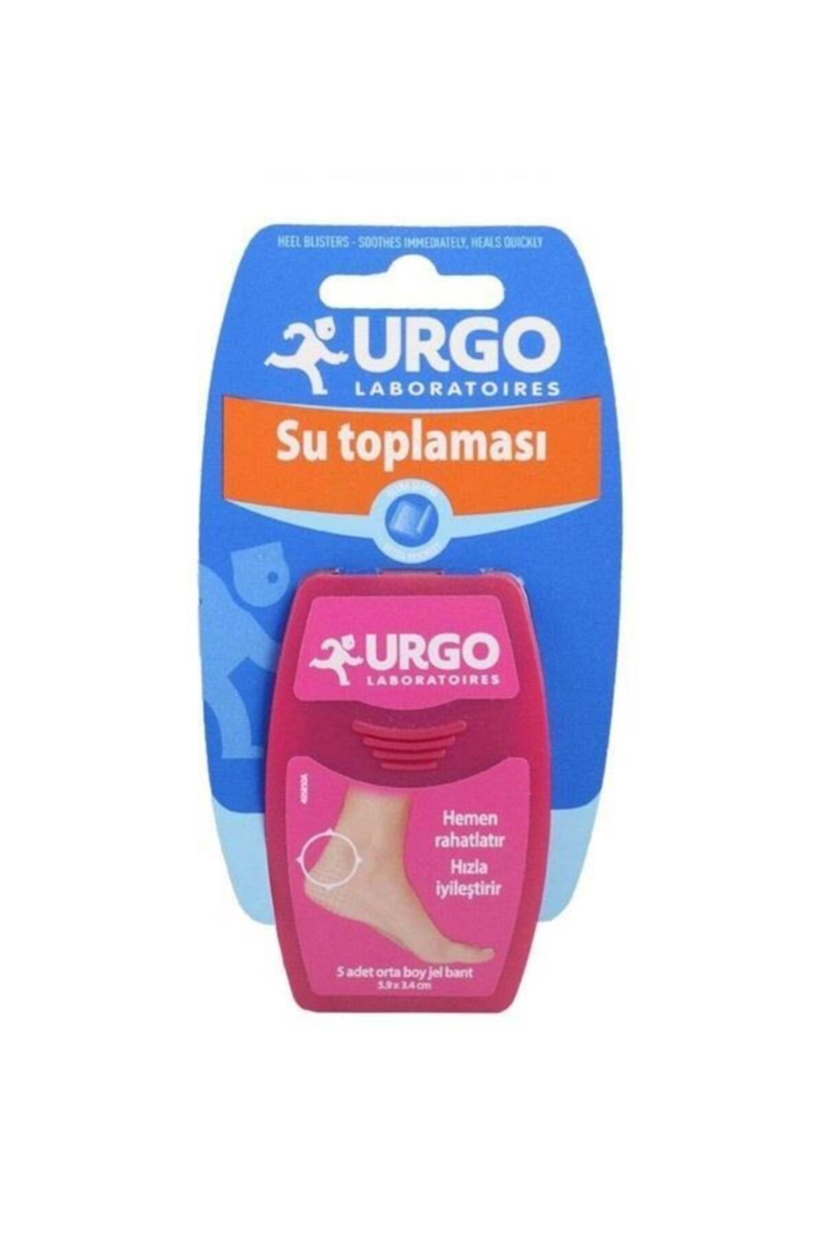 Urgo Topuk Su Toplaması Şeffaf 5 Adet Jel Bant