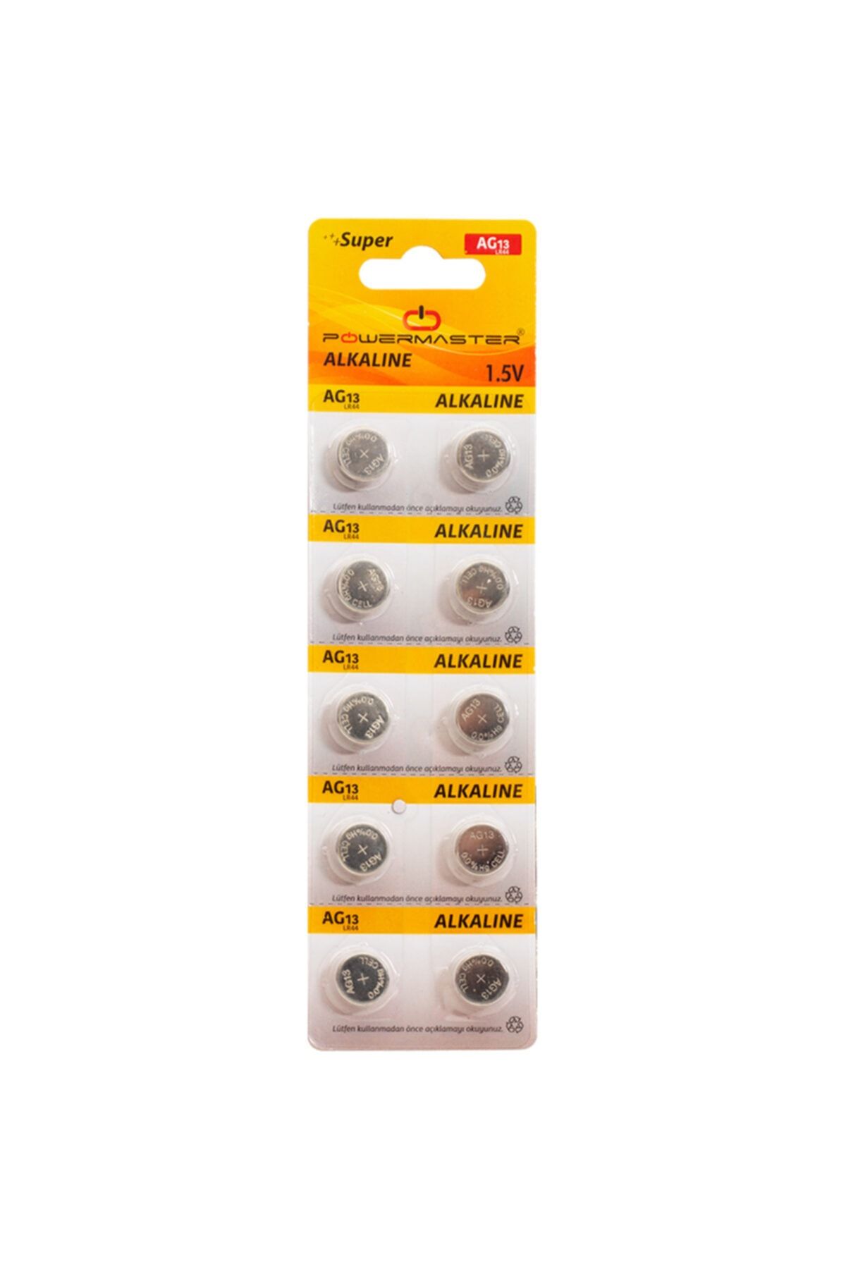 Powermaster Ag13 Lr44 Pil 10lu Paket 9542