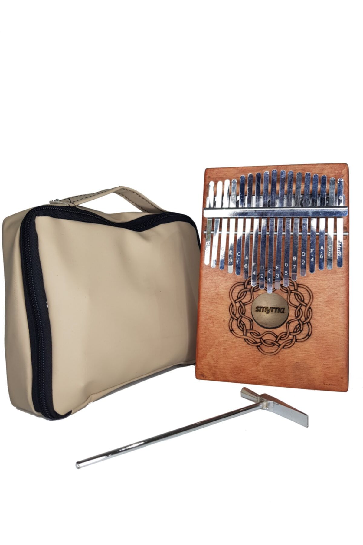 Smyrna Kalimba 17 Ses Tam Takım Zincir Motif
