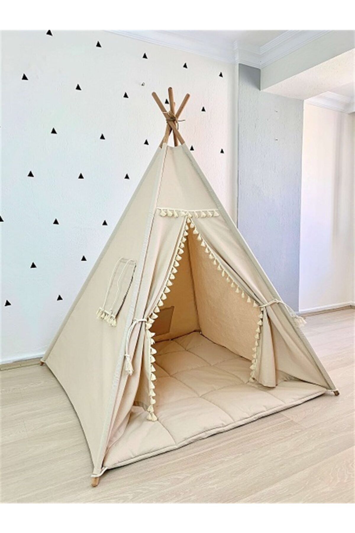 PAMUKA Boho Naturel Oyun Çadırı