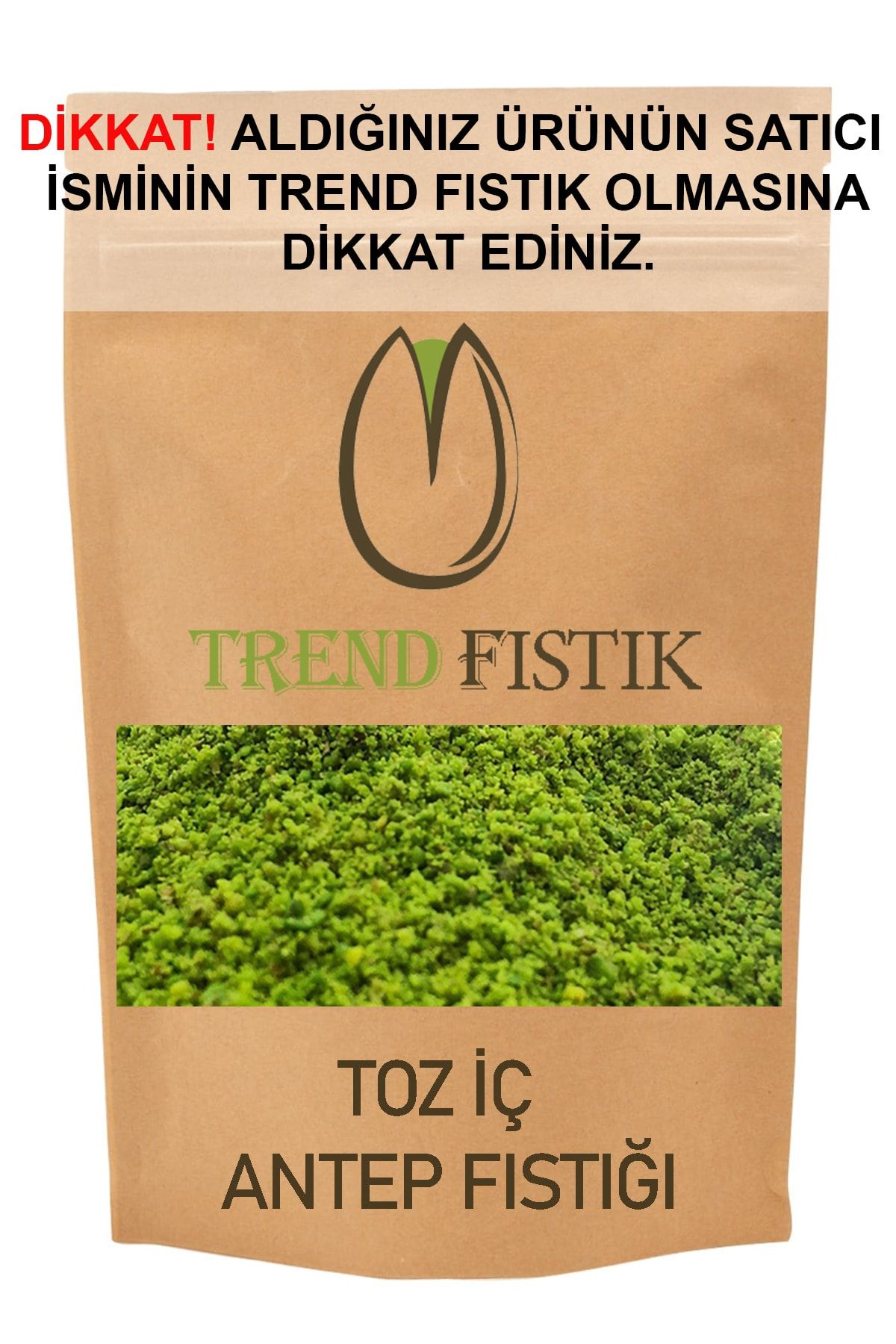 Trend Fıstık Toz Iç (boz Içten Çekilmiş )antep Fıstığı 500 gr