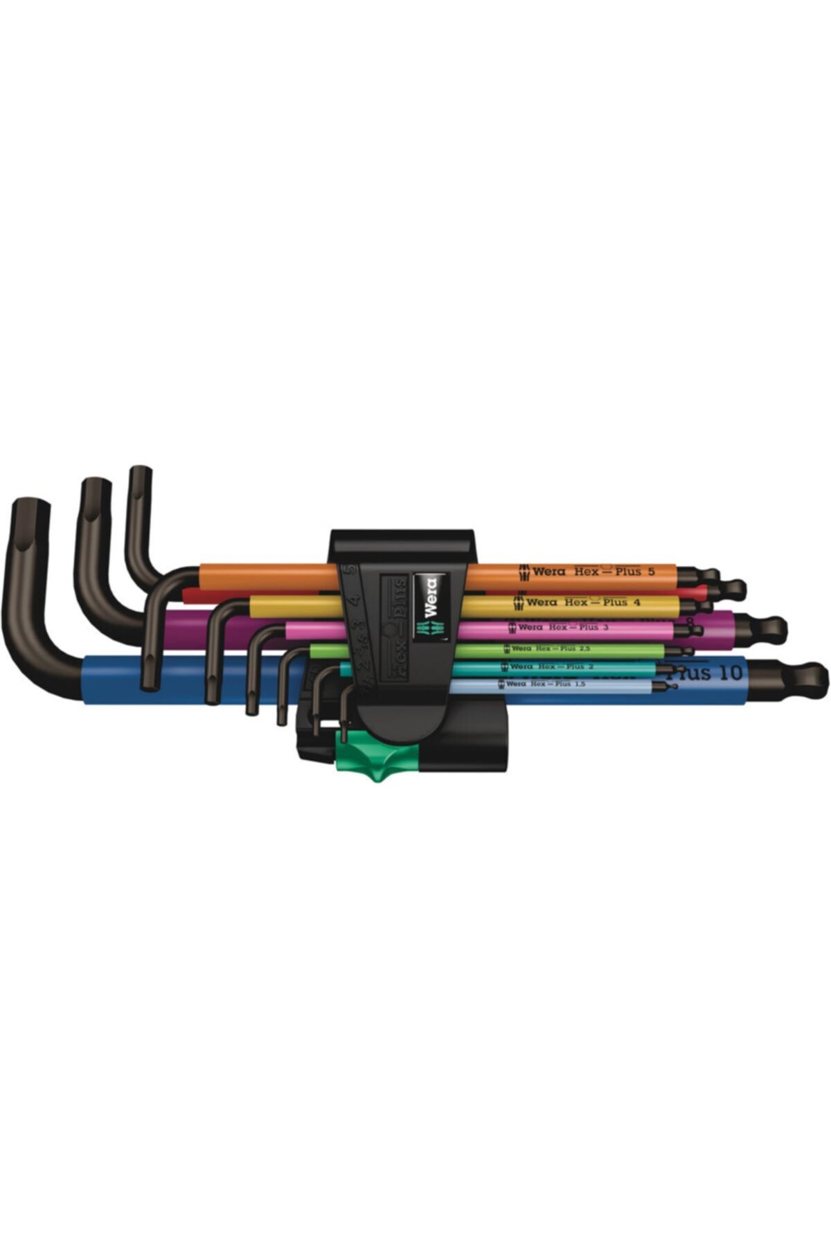 wera 950/9 Spkl Sm N Renkli Topbaş Alyan Set 05022089001