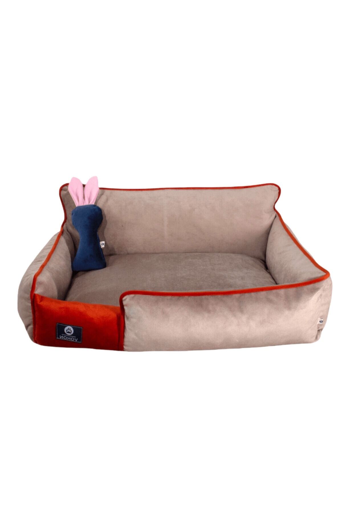 Nohov Premium Lux Seri Iç Mekan Fermuarlı Yıkanabilir Kedi Ve Köpek Yatağı (65*80cm) Large
