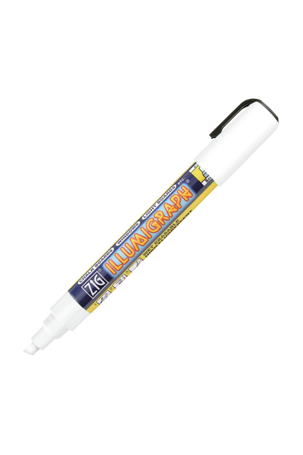 Zig Illumigraph Marker Sıvı Tebeşir Kalemi BEYAZ