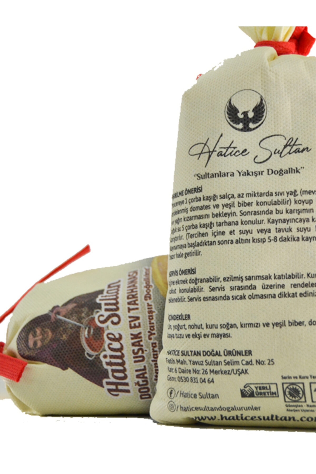 Hatice Sultan Doğal Uşak Tarhanası Hatice Sultan Ev Tarhanası 500 Gr Tatlı