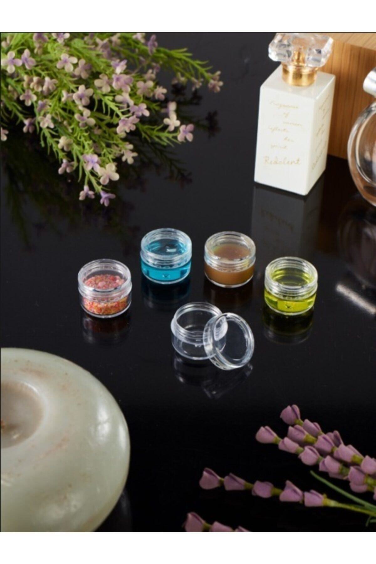 Placity 5 ml Krem Kavanozu Kozmetik Kutusu - 50 Adet