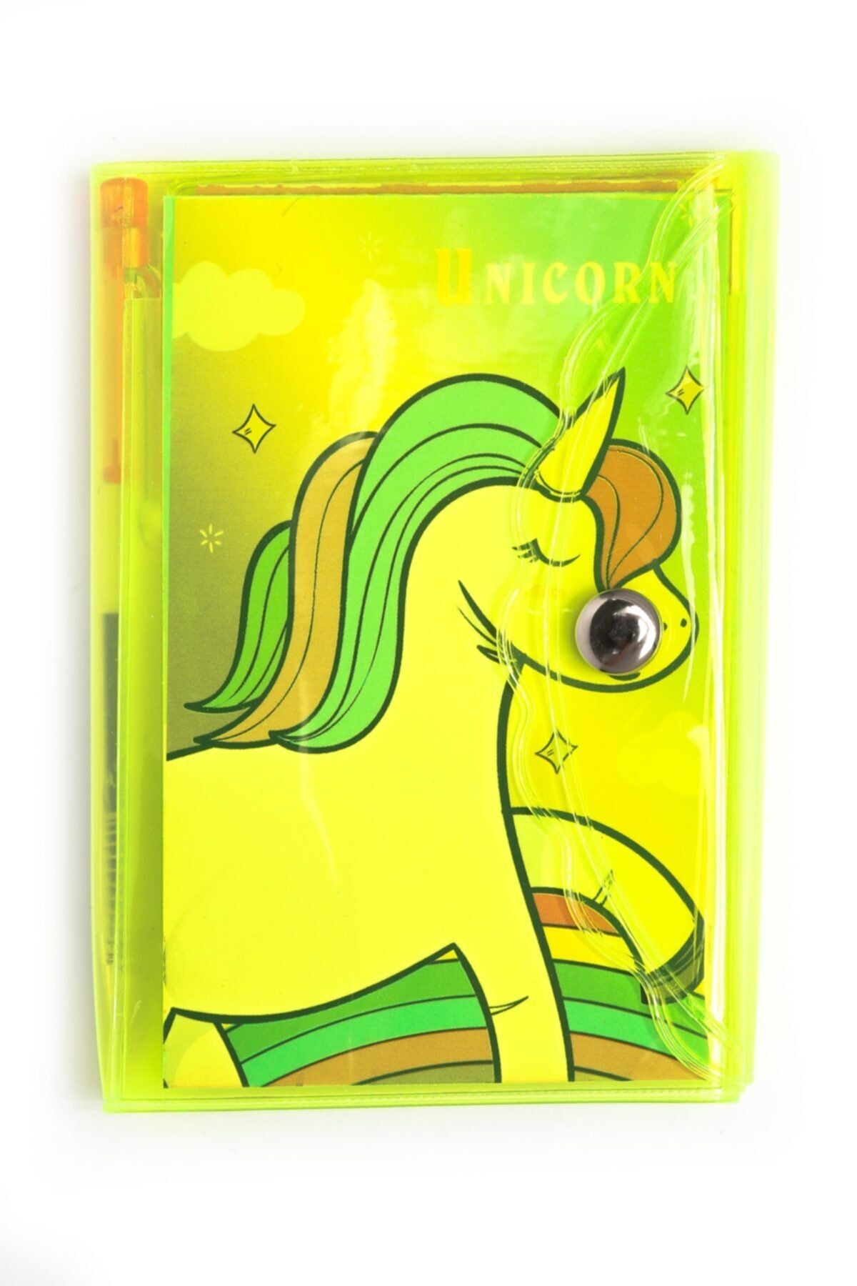 VUKİ Unicorn 3 Bölmeli Mini Kalemli Defter Seti