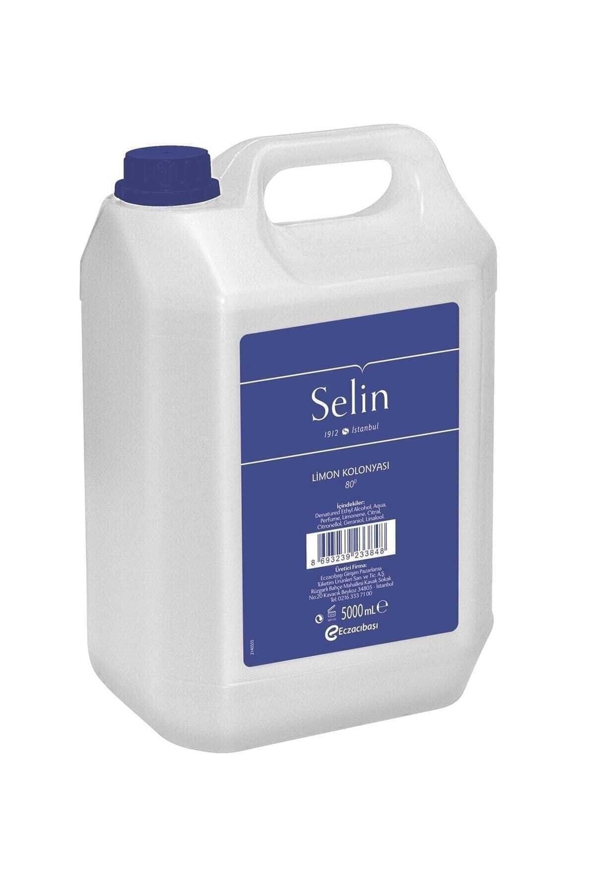 Selin Limon Kolonyası 5 Litre 80 Derece