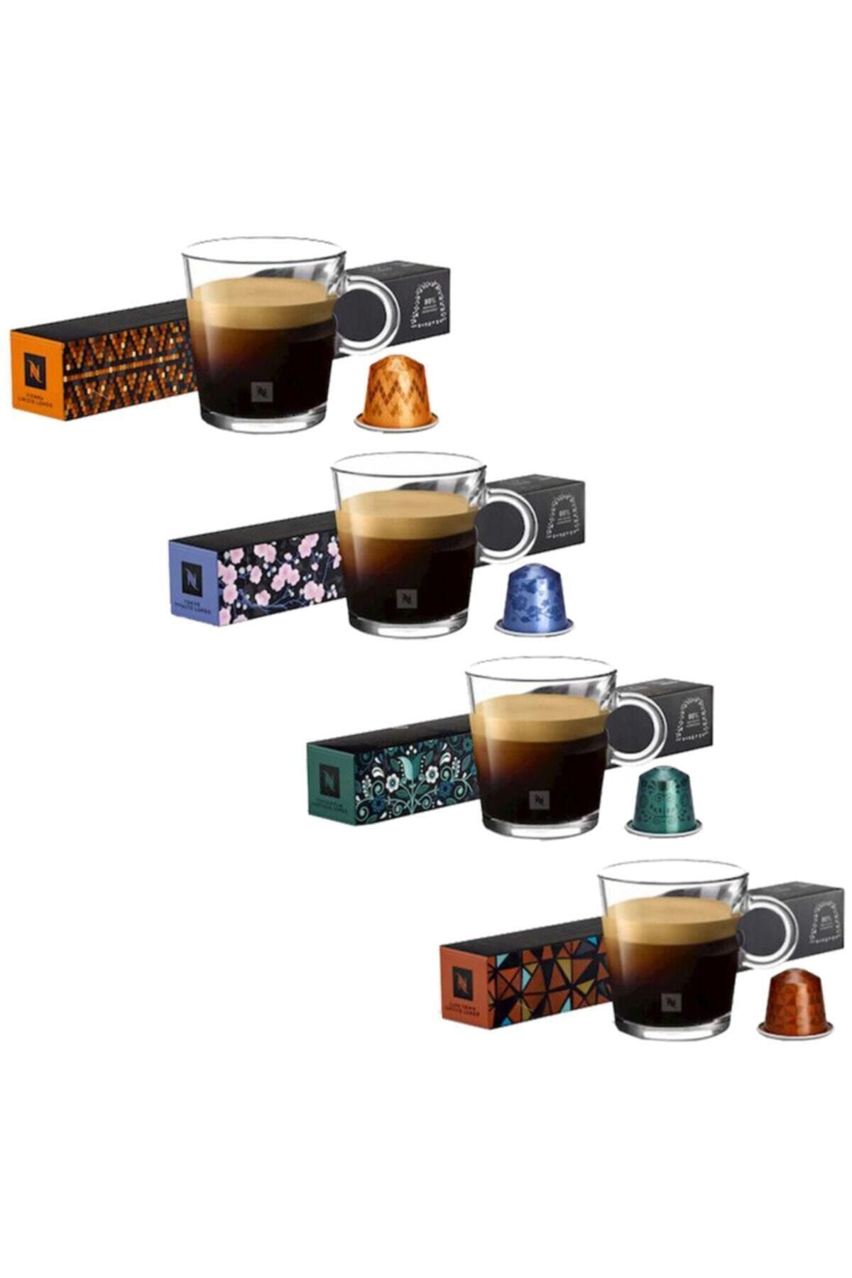 Nespresso Fortisso Lungo, Tokyo Vivalto Lungo, Envivo Lungo, Linizio Lungo Kapsül Kahve 10'lu