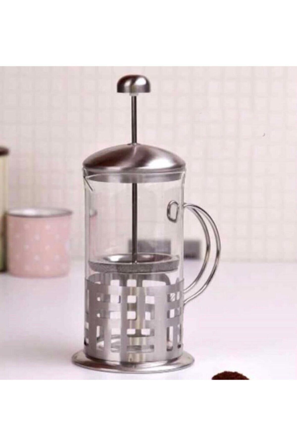YAKUT Metal Kulplu French Press 350 ml