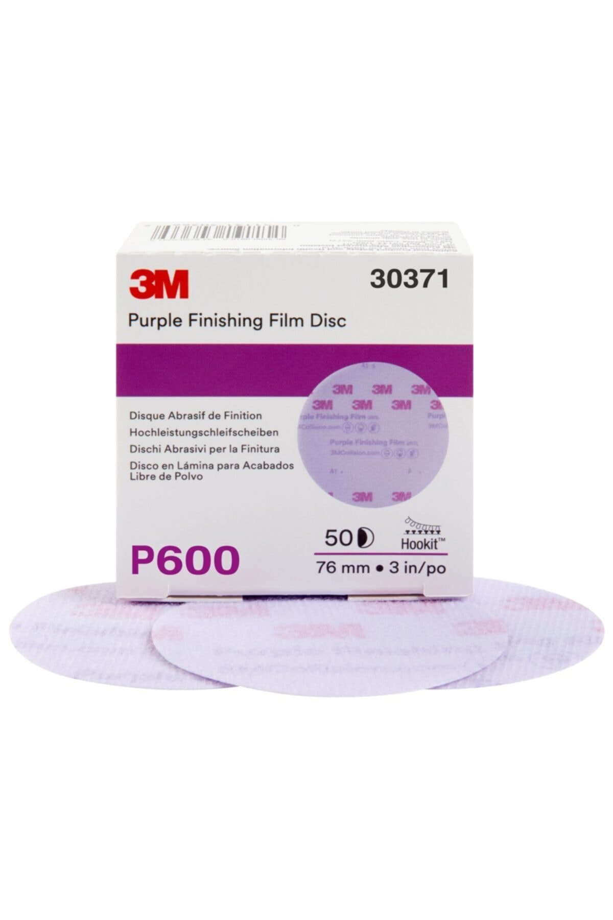 3M 30371 260l Hookit P600 Disk Zımpara 75mm 1 Adet