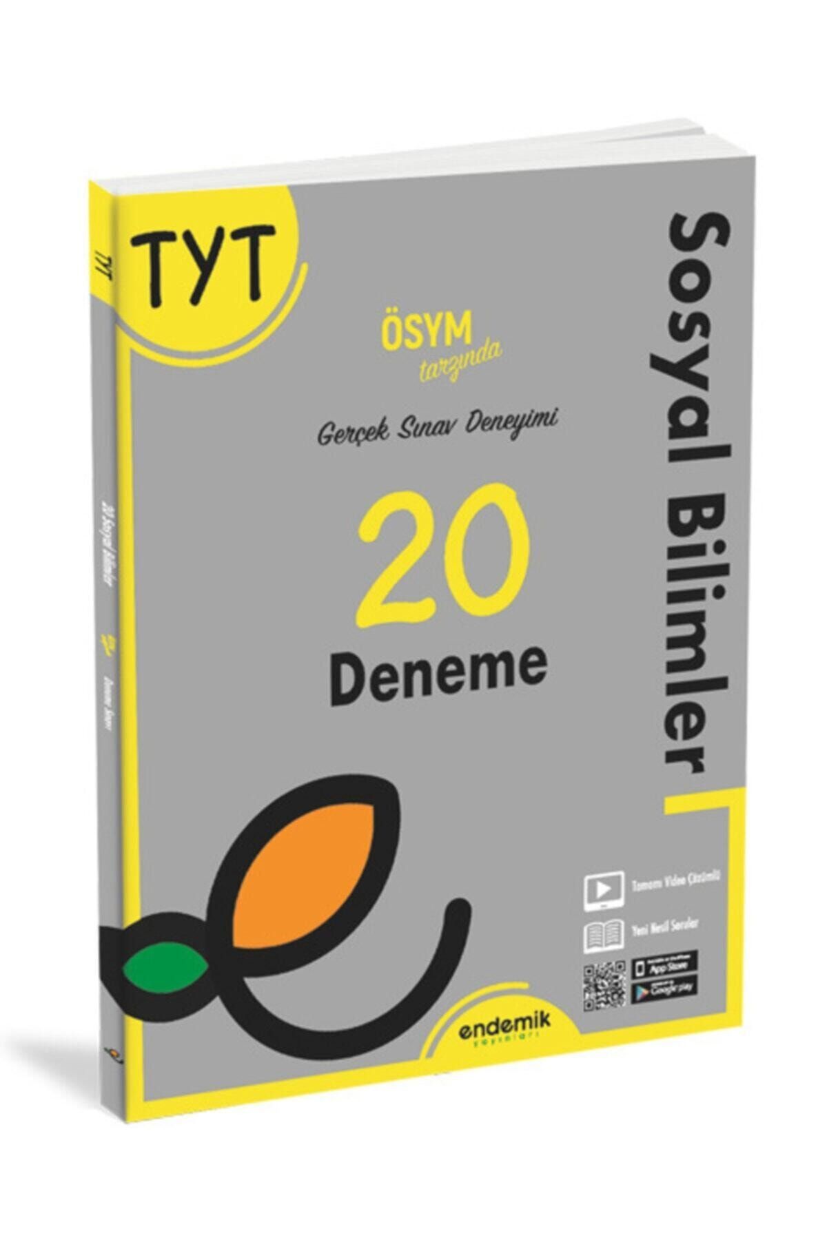 Endemik Yayınları Tyt Sosyal Bilimleri 20 Li Deneme Sınavı