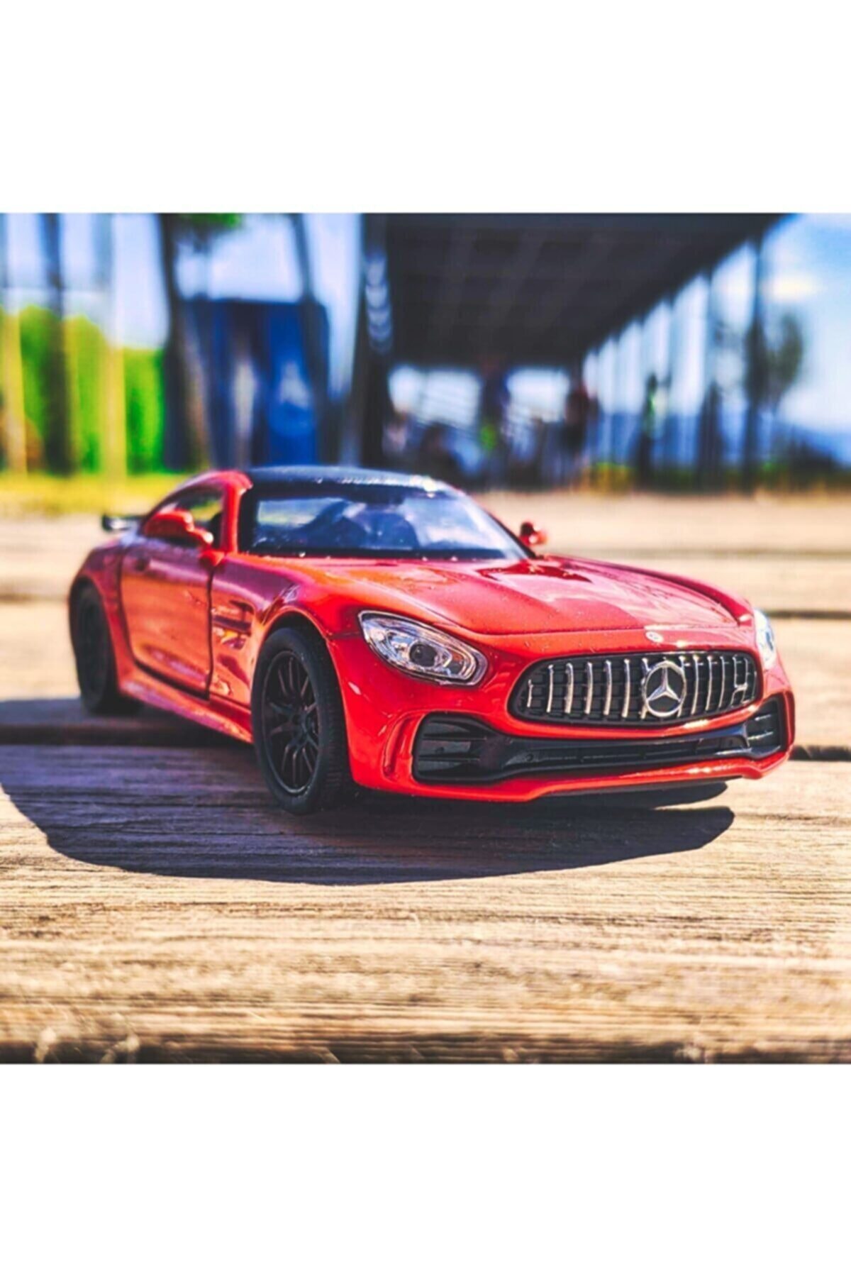 WELLY Metal Mercedes Amg Gt R Çek Bırak Model Araba-Mercedes Marka