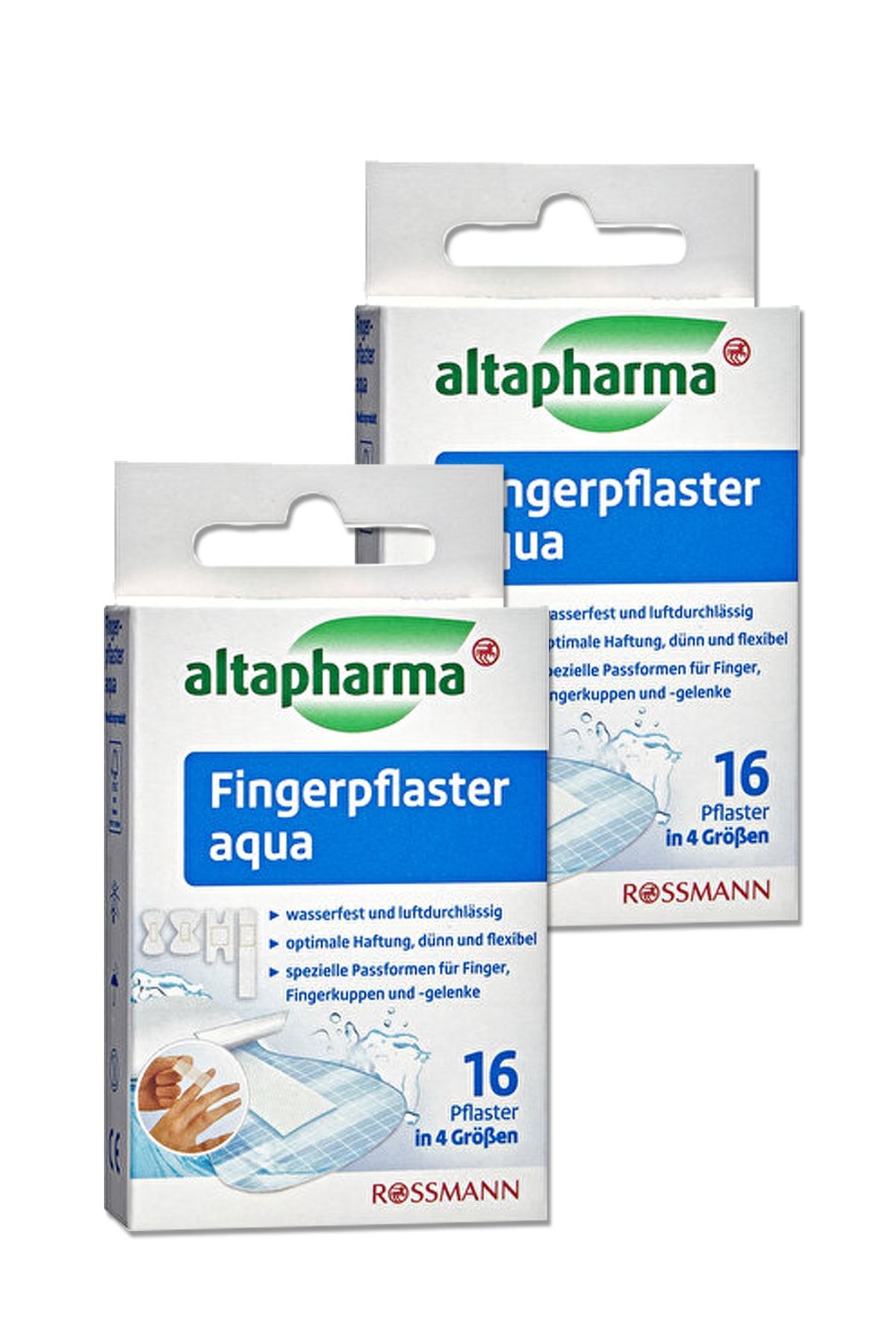 Altapharma Yara Bandı 16 Adet Suya Dayanıklı Parmak Yara Bandı 2 Adet