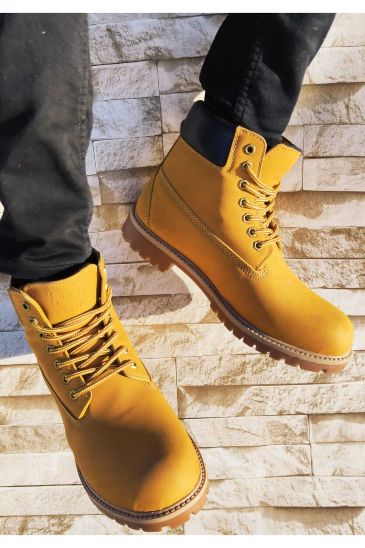 metro ayakkabı dünyası Erkek Boot Taba Su Geçirmez Sıcak Astar Indirim