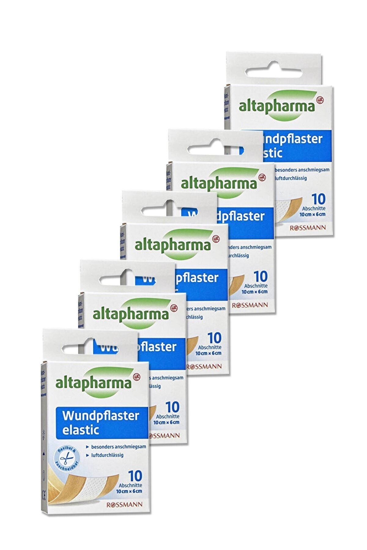 Altapharma 10 Adet Elastik Yara Bandı 5 Adet