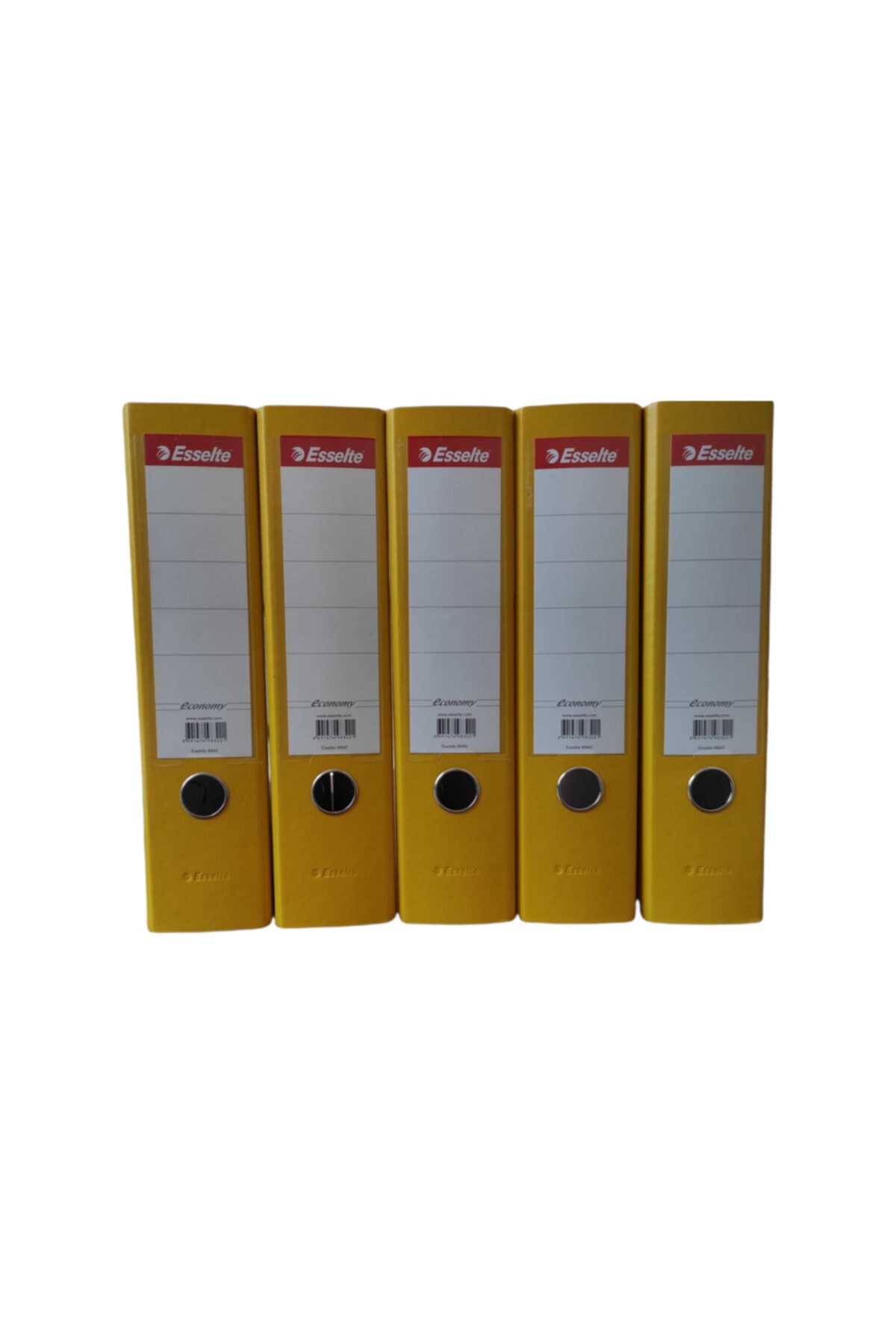 Esselte 9940 Plastik Geniş Klasör Sarı 5 Li Paket