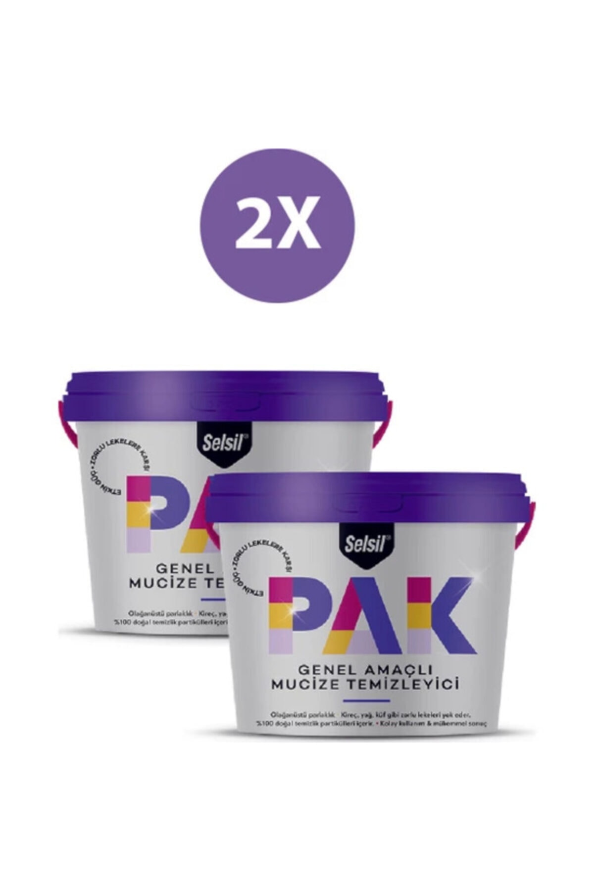 Selsil Pak Genel Amaçlı Mucize Temizleyici Krem 500 Gr (2 Adet)