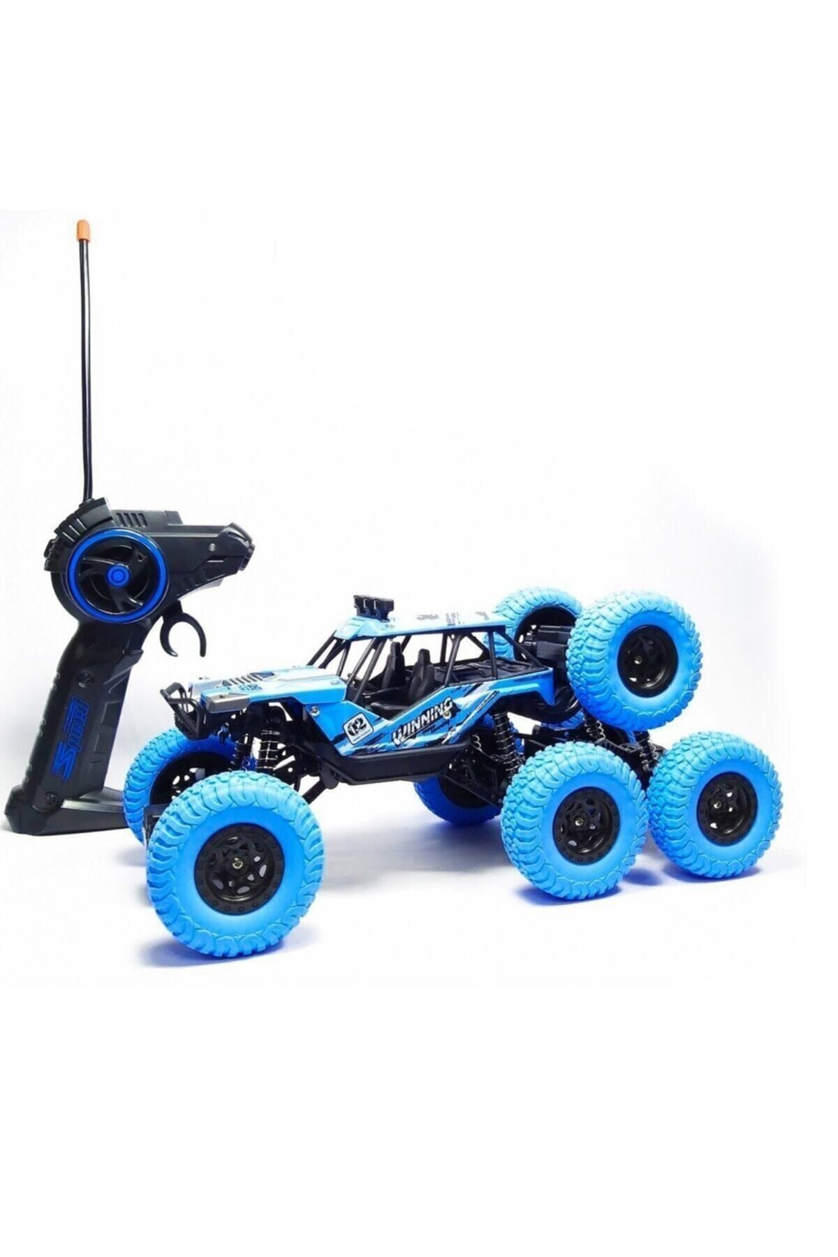 GÜVEN 1:18 Kumandalı 6x4 Off Road Şarjlı Süspansiyonlu Jeep