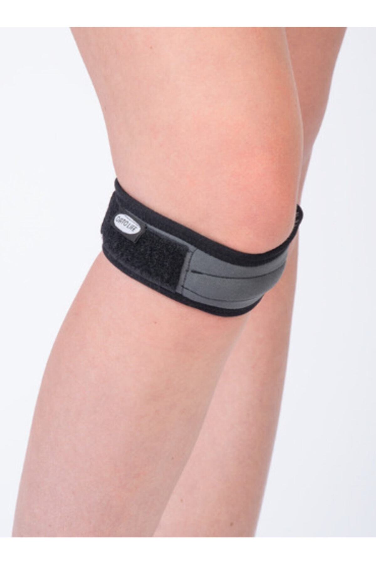 ORTALİFE Lüx Patella Tendon Bandı Patella Tendon Destekli Dizlik Medikal Ortopedik Kısa Dizlik Standart Beden