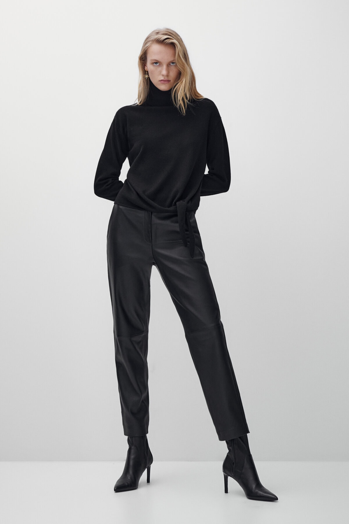 Massimo Dutti Yünlü Kaşmir Balıkçı Yaka Kazak