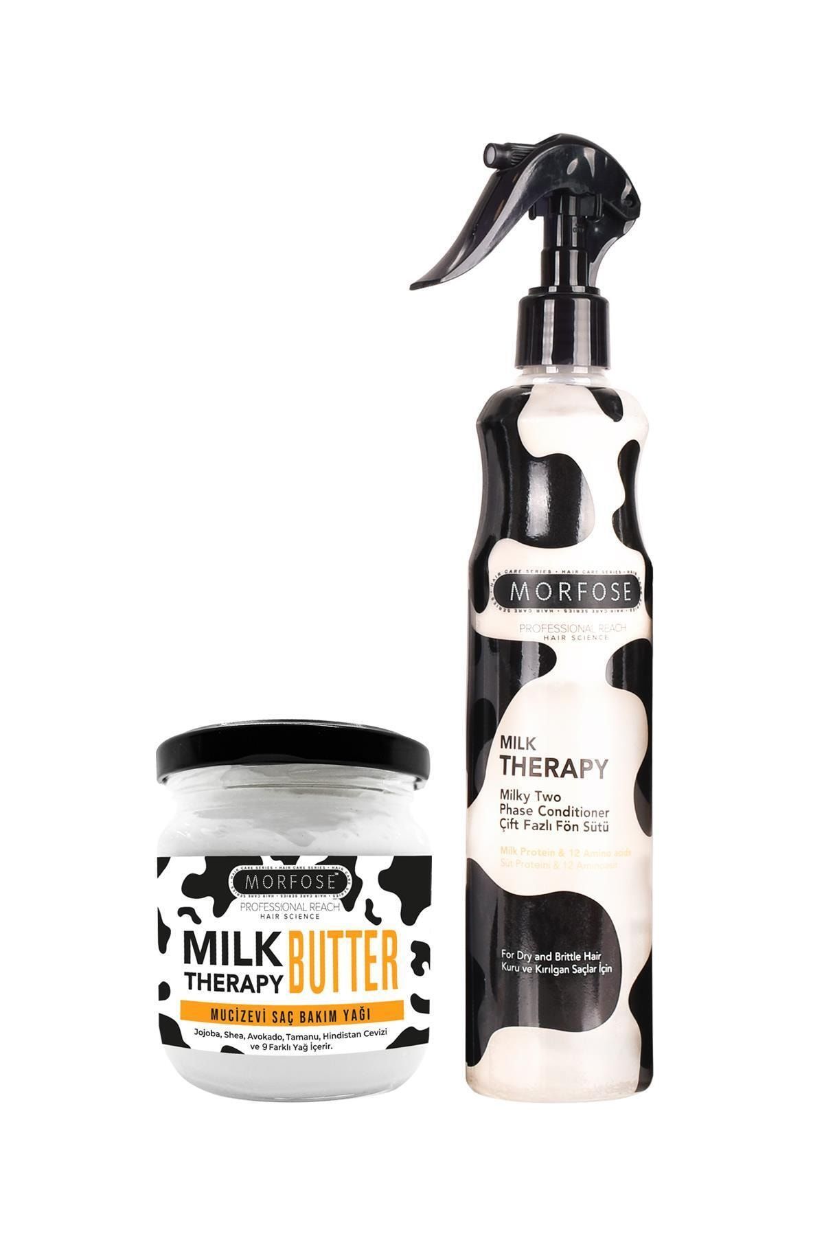 Morfose Milk Therapy Butter + Çift Fazlı Fön Suyu 400 Ml