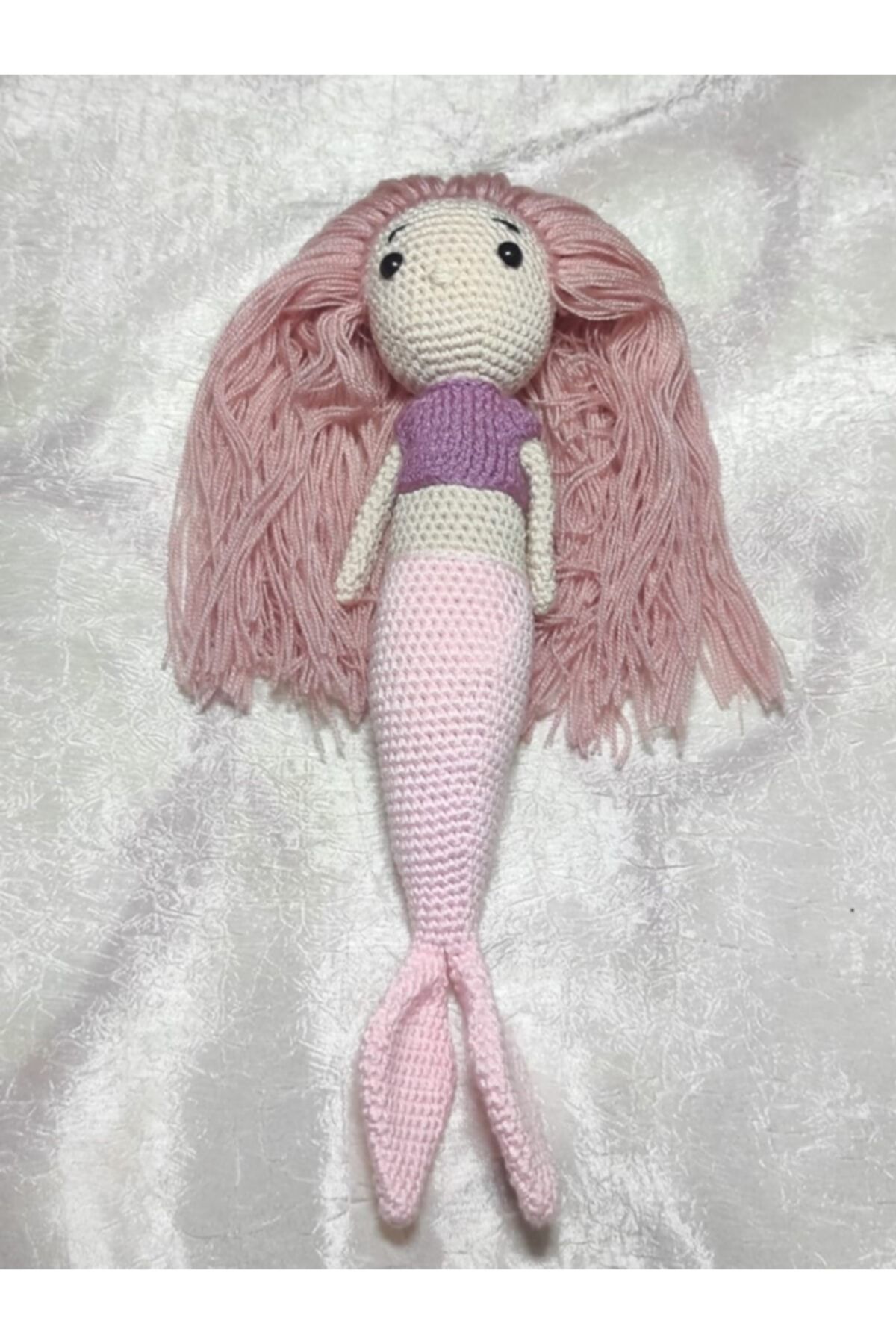 Repa Cosmetic Amigurumi El Yapımı Organik Sevimli Oyuncak Deniz Kızı