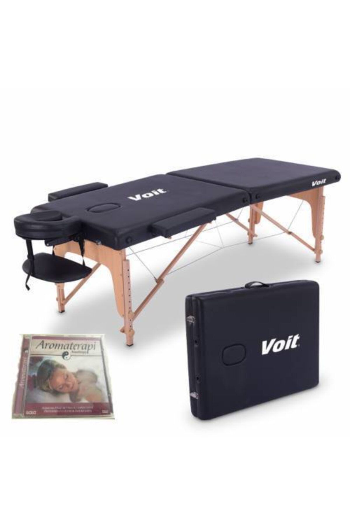 Voit 55003 Siyah Çanta Tipi Lux Masaj Masası Vcd Hediyeli