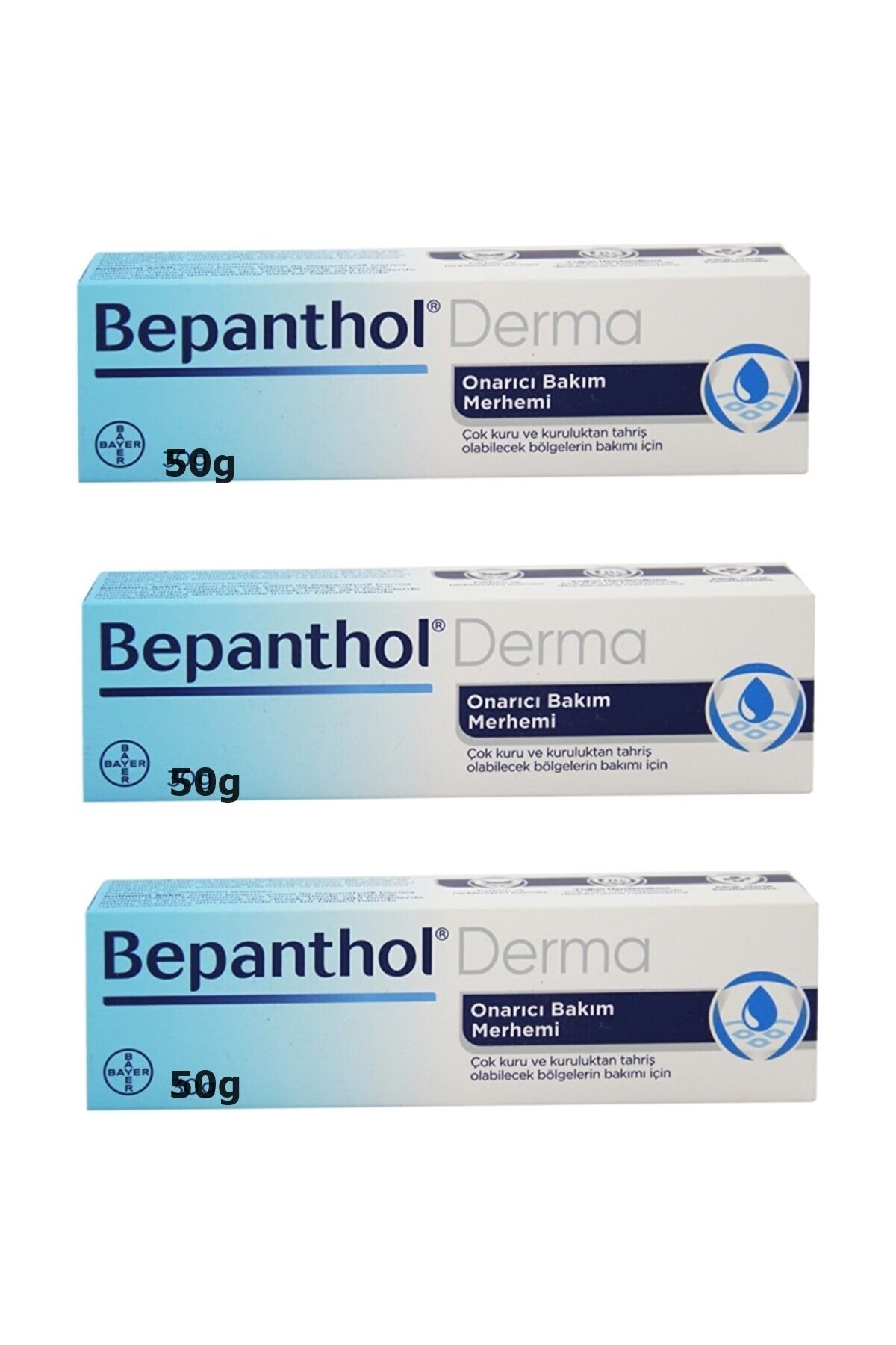 Bepanthol Derma Onarıcı Bakım Kremi 50 Gr X 3 Adet