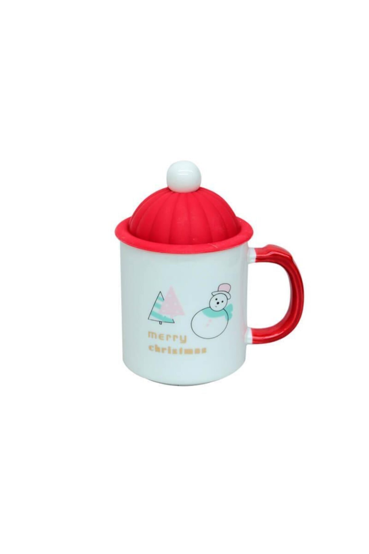 angel store Kupa Bardak Mery Christmas Kaşıklı Hediyelik