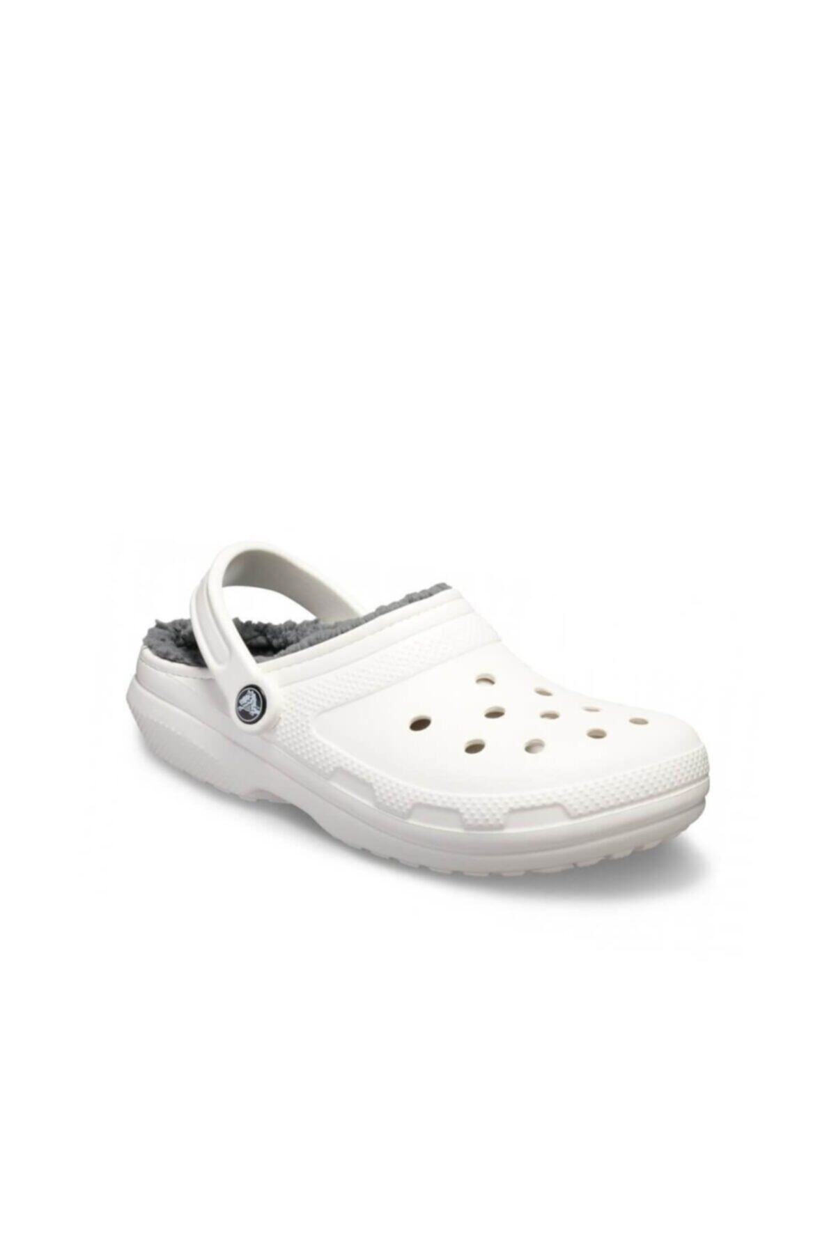 Crocs Classic Lined Clog Erkek Terlik  Beyaz