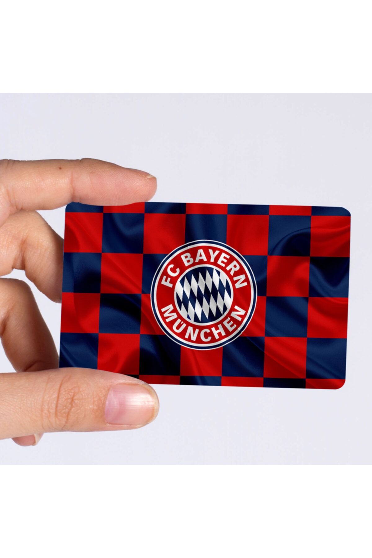 Stickker Bayern Münih 01 Kart Kaplama (1 Adet - Standart Kredi Kartı Boyutlarında / 8,56x5,39 Cm)