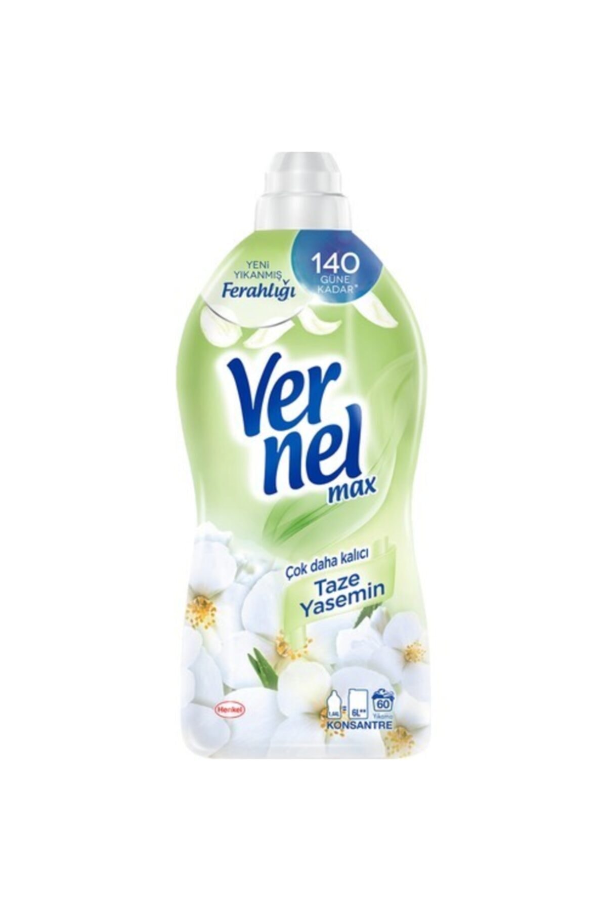 Vernel Max Konsantre Sıvı Çamaşır Yumuşatıcısı Taze Yasemin 1440ml 60 Yıkama