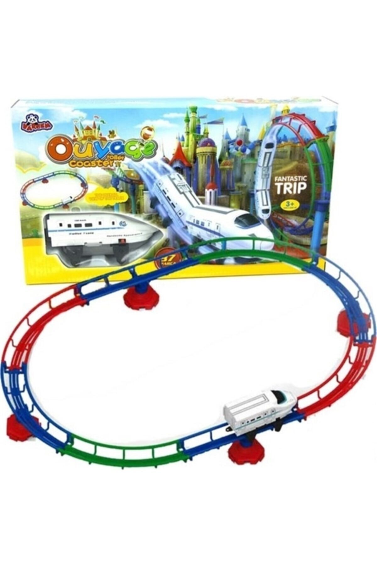 Vardem Işıklı Hızlı Tur Treni 37 Parça Oyuncak Var- N964m/661h-5