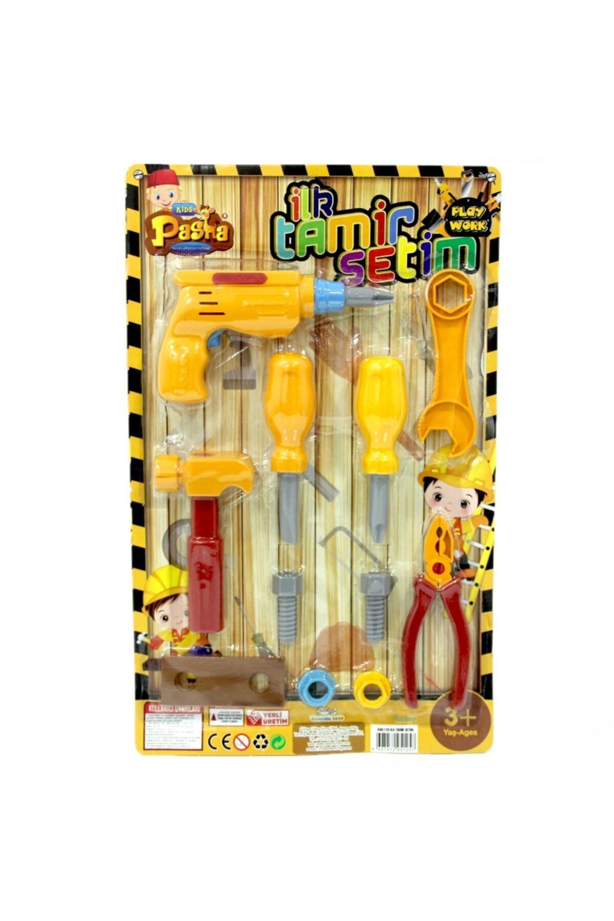 Özdemir Toys Kartela 11 Parça Renkli Tamir Seti