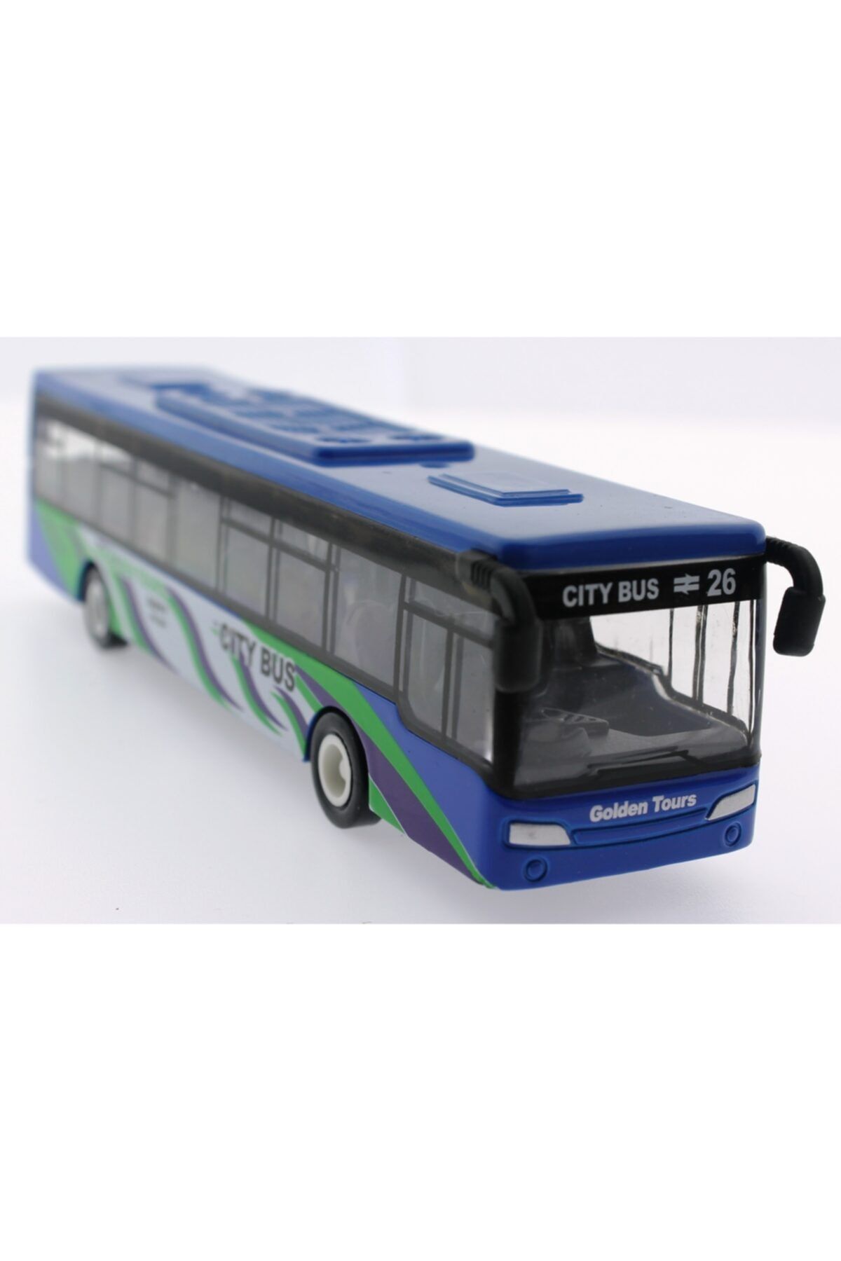 Mega Oyuncak Mavi Metal Otobüs 632-27