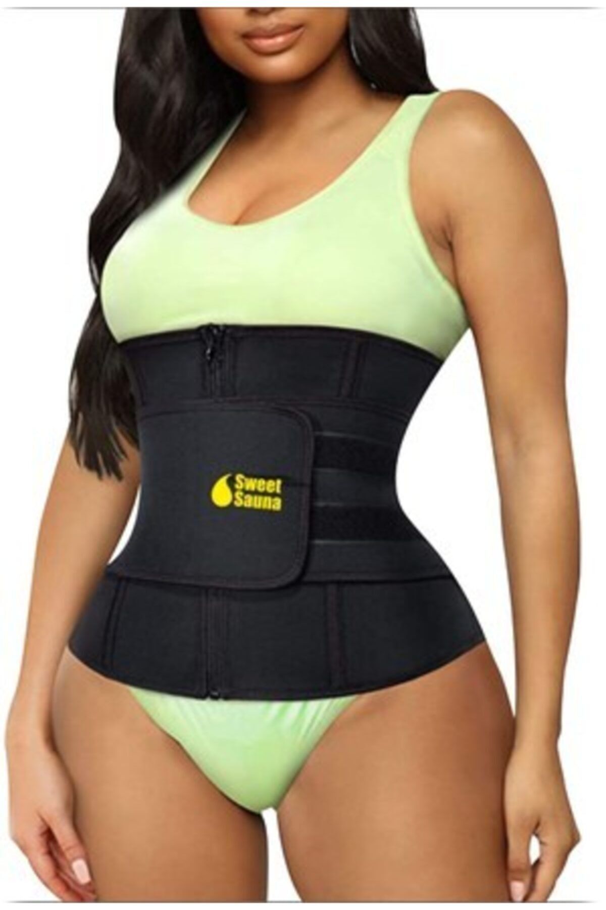 Sweet Sauna Orijinal Yağ Yakıcı Zayıflatıcı Unisex Termal Sauna Bel Korsesi Termal Kemer