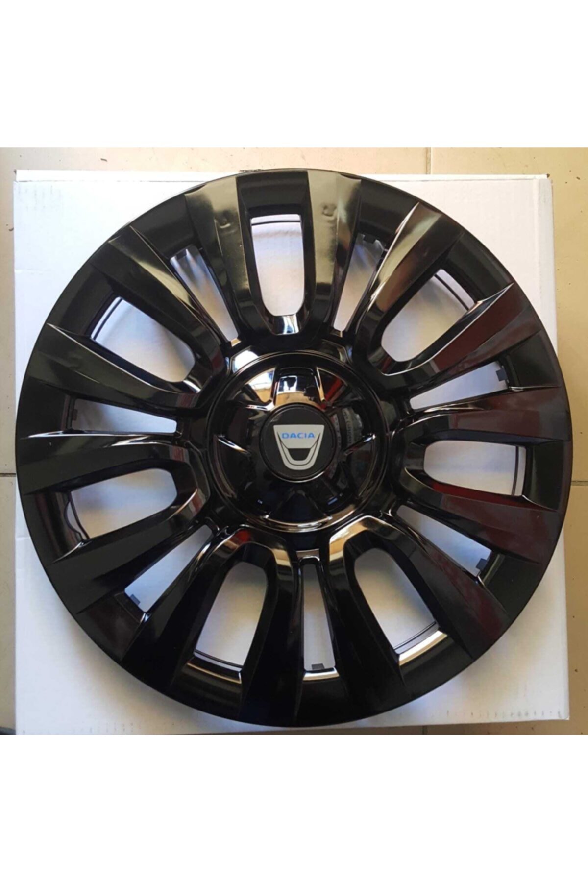 Avsaroto Esnek Dacia Dokker 15 Inç Parlak Siyah 4lü Takım Jant Kapağı