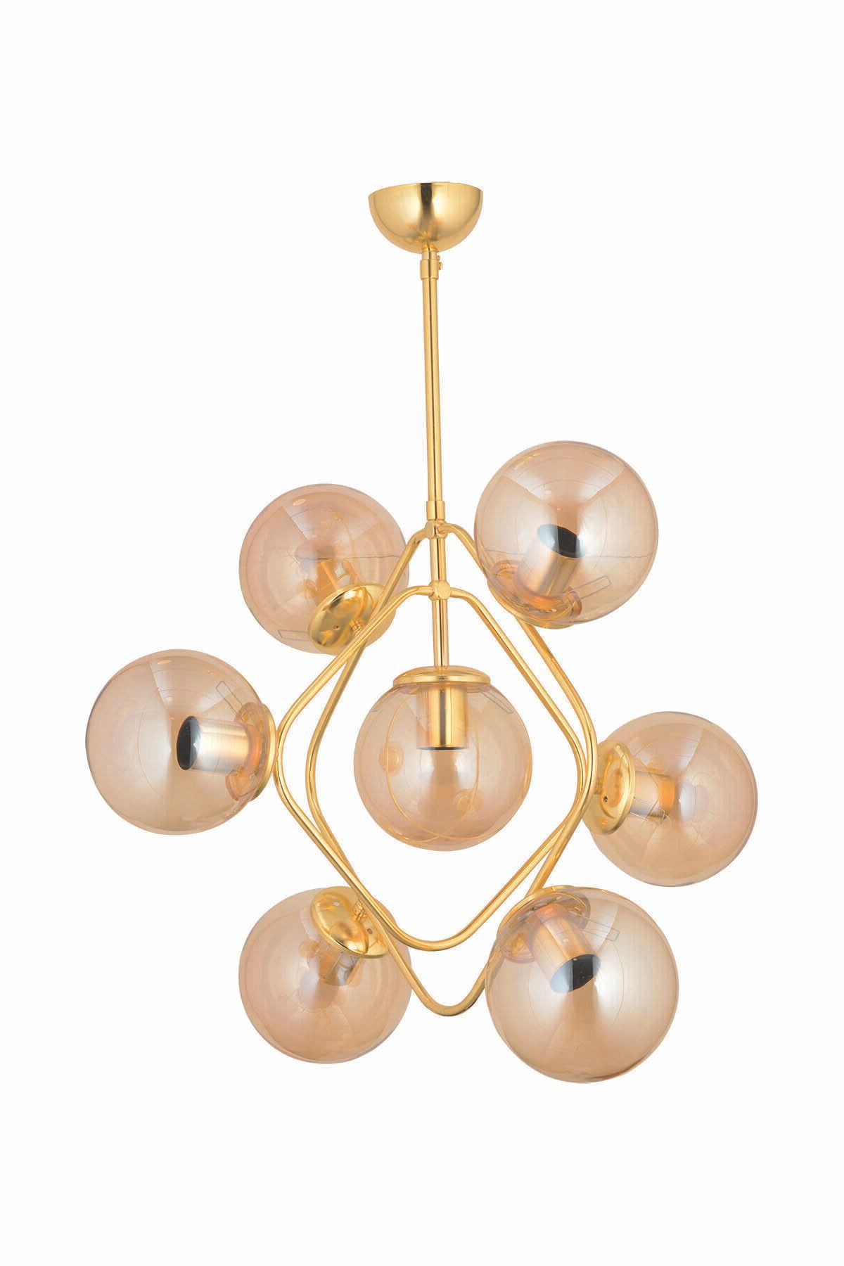 Platin Aydınlatma Pa-2539-7-g - 7'li Aley Avize