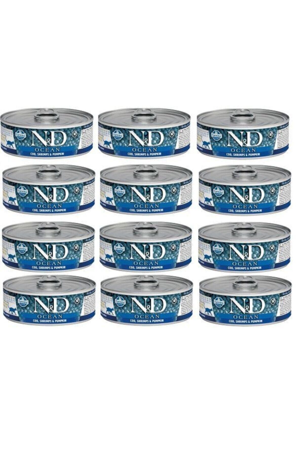 N&D Ocean Pumpkın Morina,karides Kitten Konserve