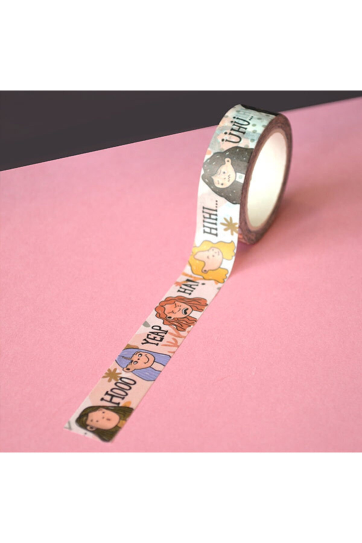 kagito New Paint Mood Tasarımlı Bant - 1,5 Cm X 10 Mt.