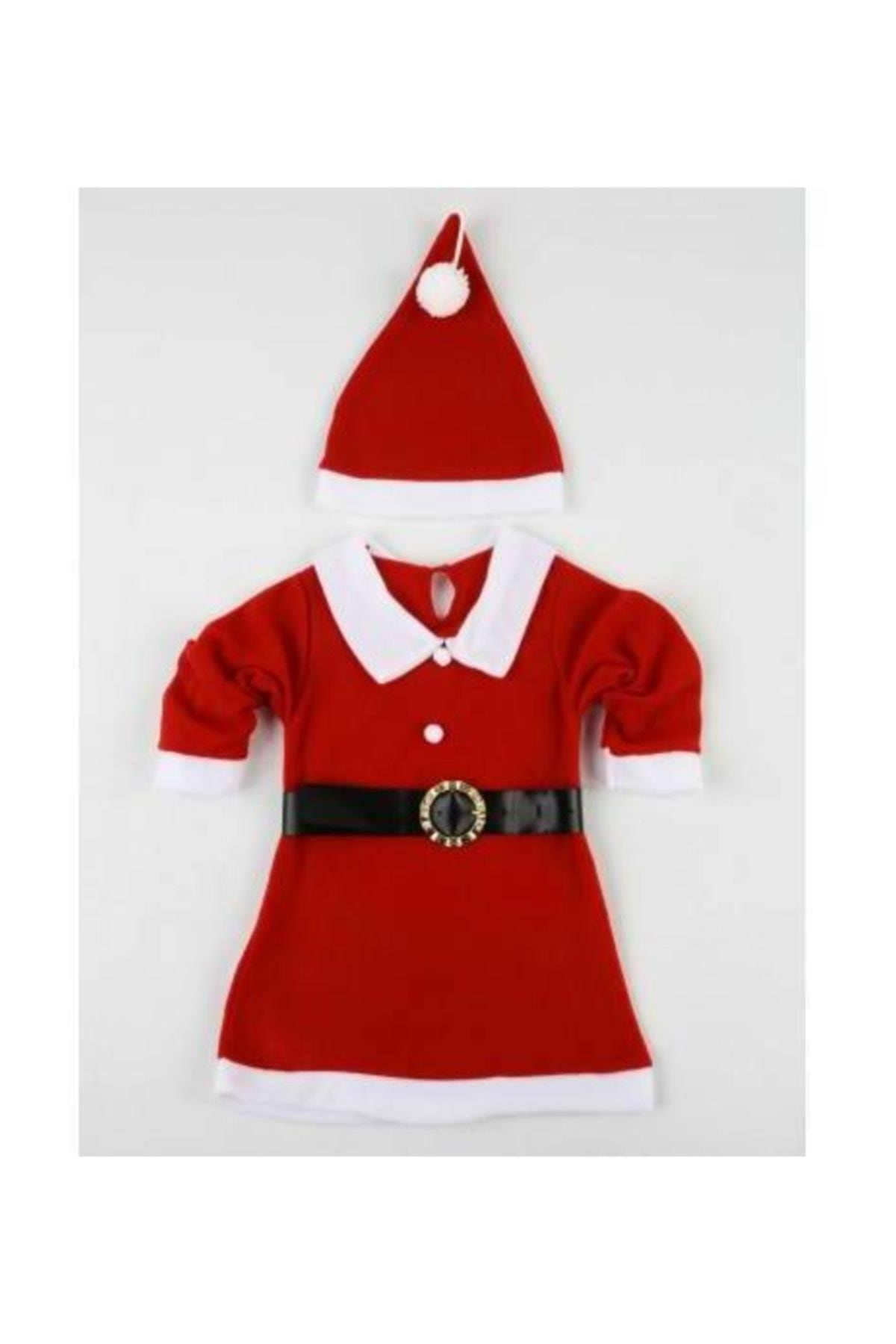 salarticaret Kız Çocuk Noel Kostümü Yılbaşı Kıyafeti