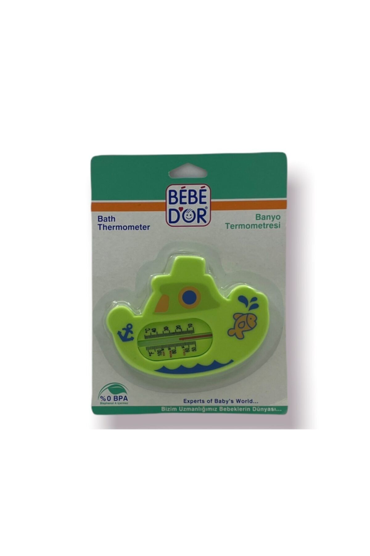 Bebedor Banyo Termometresi Yeşil