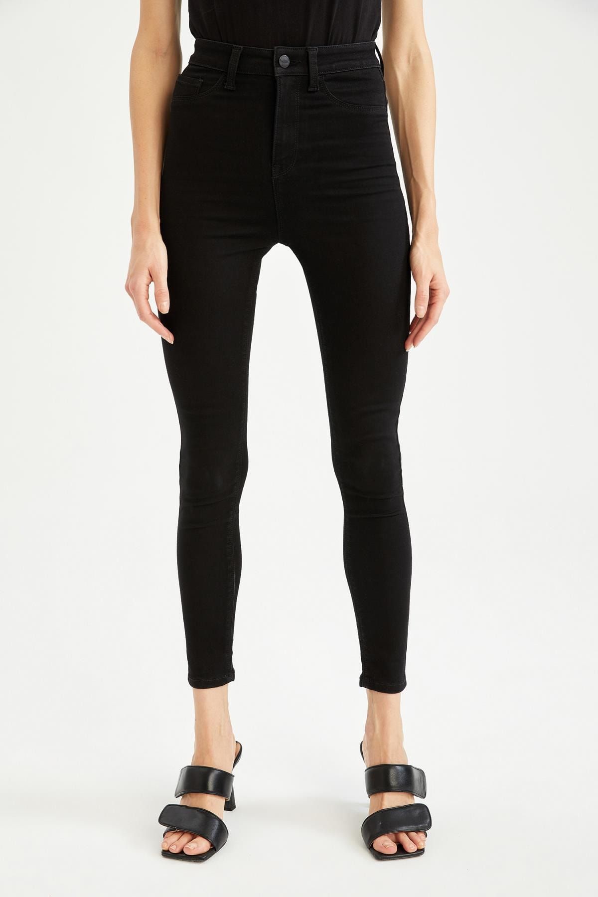 DeFacto Super Skinny Fit Yıkamalı Jean Pantolon