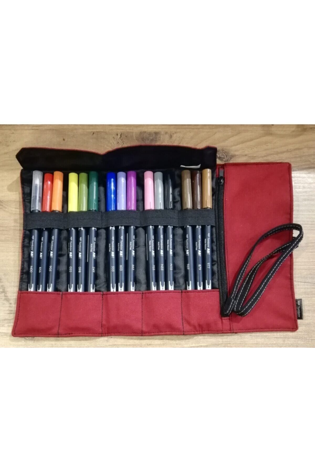 Tombow Abt Dual Brush Pen 15'li Set(rulo Kumaş Çanta Hediyeli)