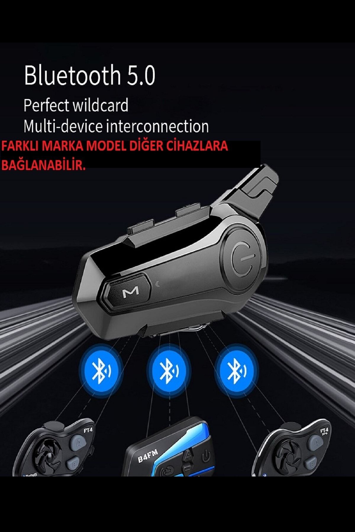 Schulzz Intercom E1 Motosiklet Bluetooth Intercom Çift Sürücü Için Uygun - Diğer Cihazlara Bağlanabilir