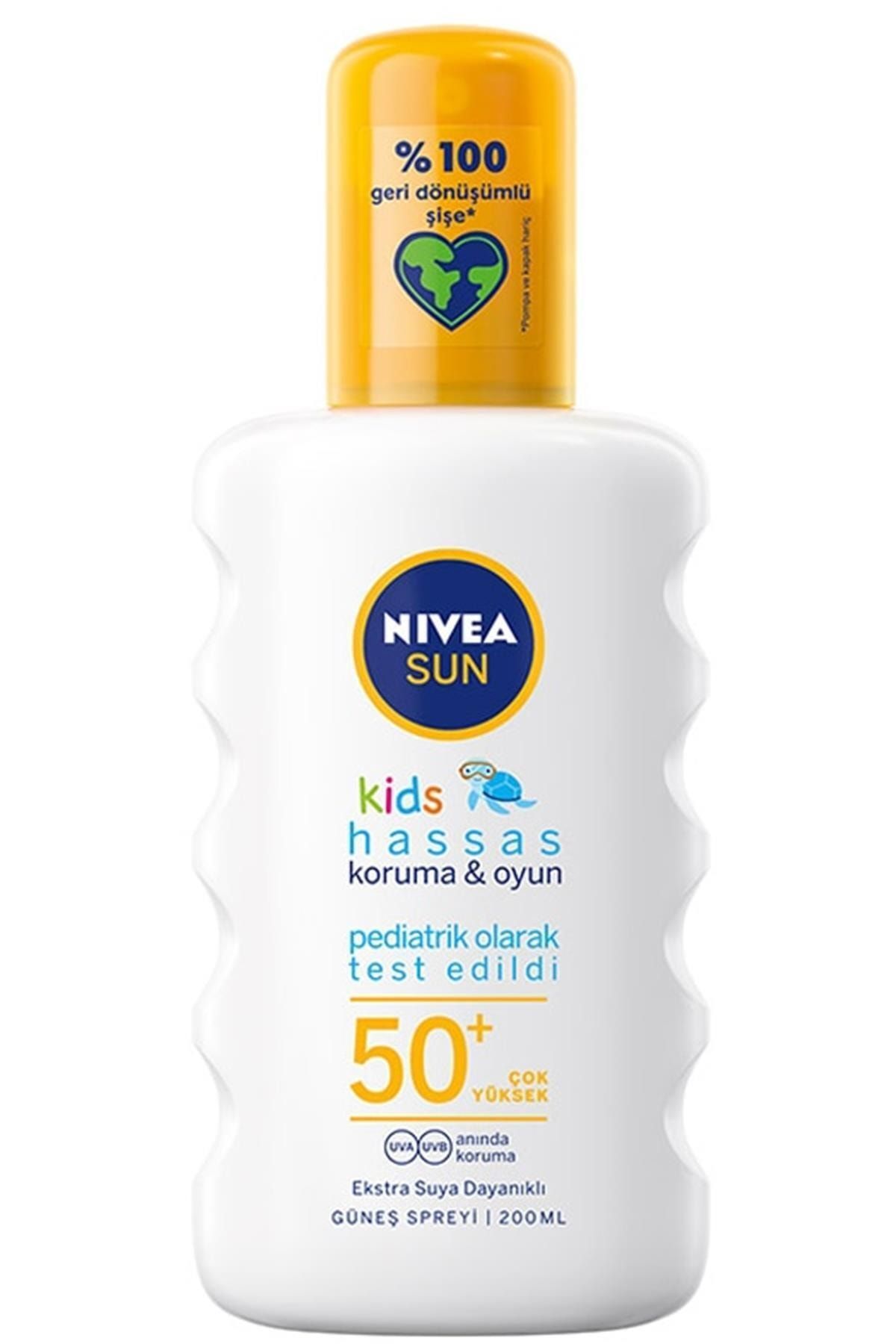 Nivea Marka: Sun Koruma & Oyun Hassas Çocuk Güneş Spreyi 50+ Gkf 200 Ml