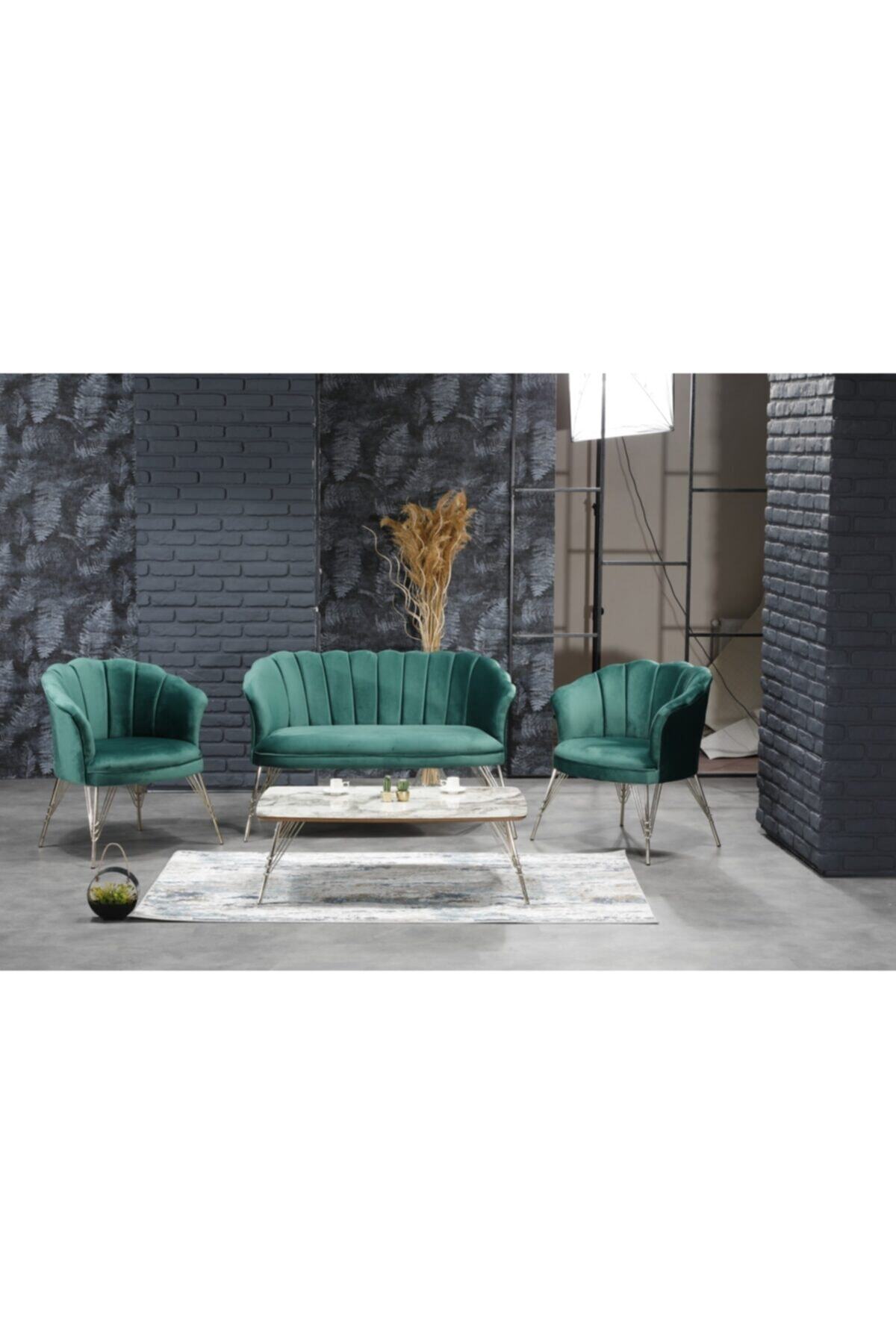 mobilyabazari Diva Çay Seti (SALON, BALKON,OFİS,CAFE) 2 1 1 Sehpa