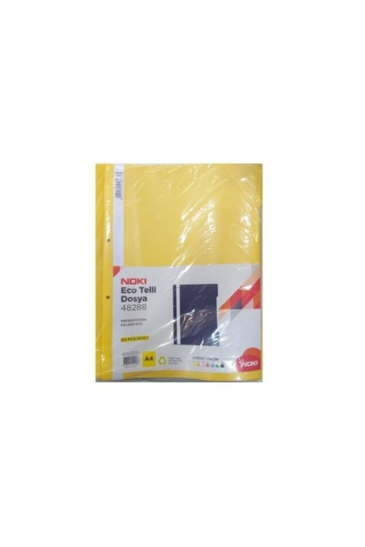 ETİKETİM Noki Eco Telli Dosya Sarı 50 Li