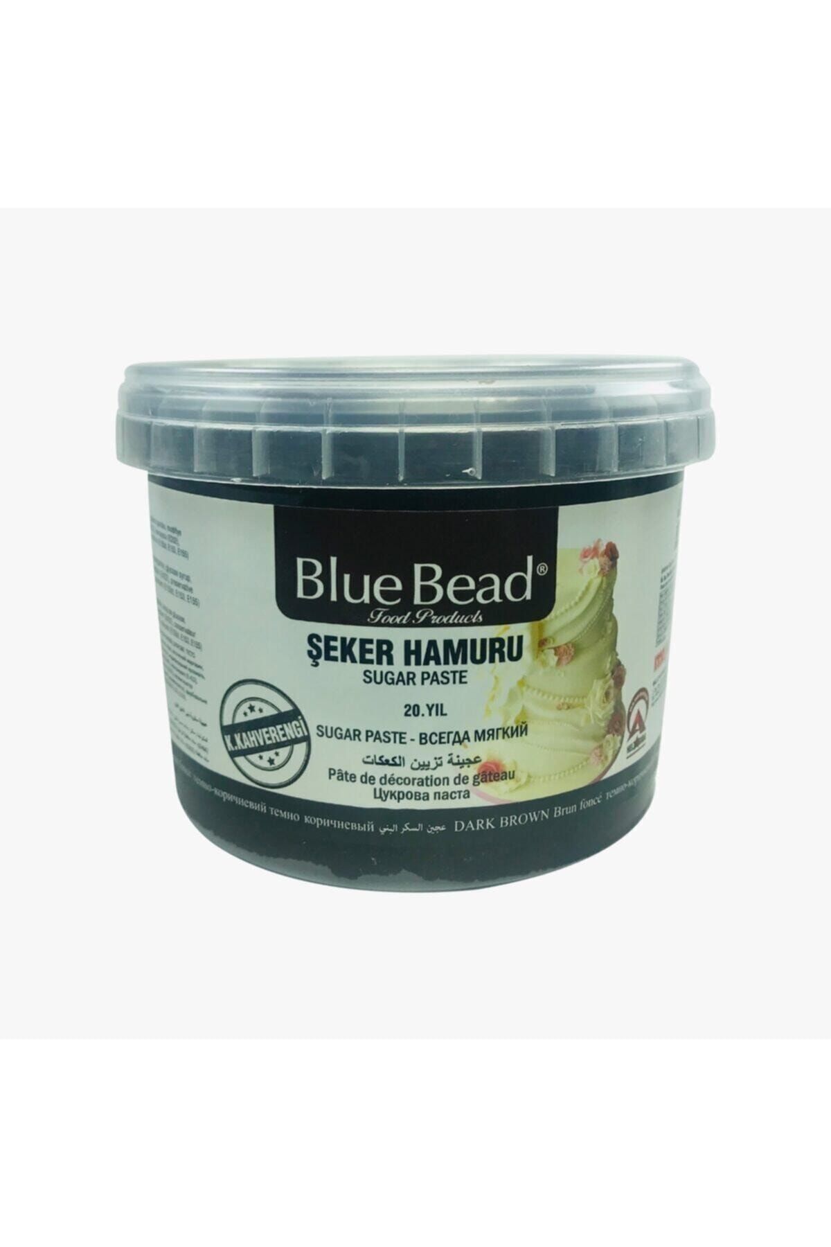 Blue Bead Koyu Kahverengi Şeker Hamuru 1 kg